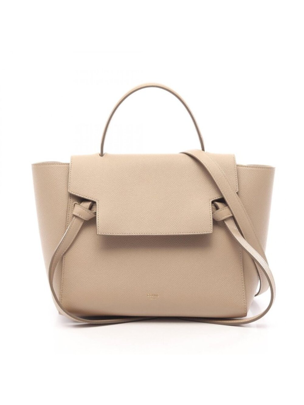 Celine Belt Bag Micro 2-Way Beige Leather